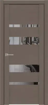 Двери экошпон UniLine 30013 SoftTouch Тортора Soft touch