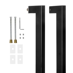Ручка-скоба Fuaro (Фуаро) PULL.PH38/1200.26 INOX 304 (PH-26-38/1200-INOX) BLACK