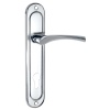 Ручка Punto (Пунто) на планке HANDLE90.CRONA.18-85 (P90 8518 CRONA) СP хром